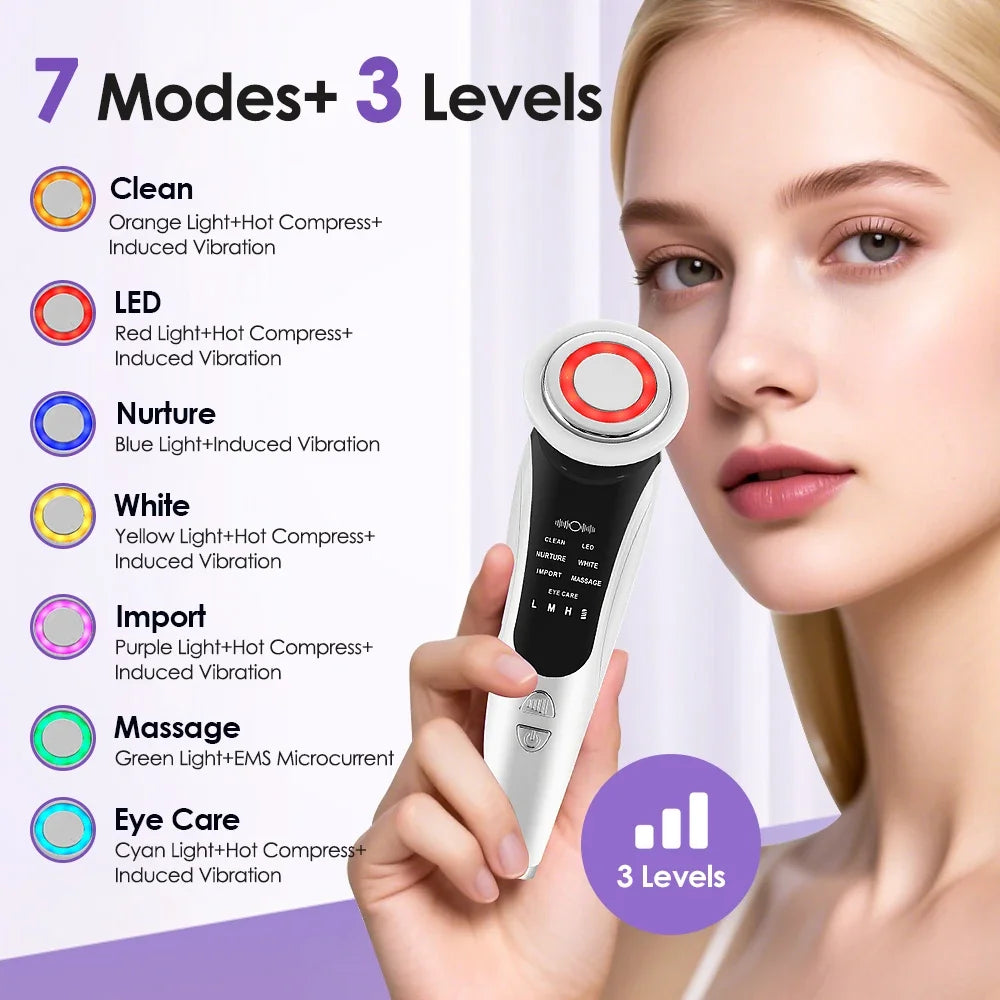 7-in-1 EMS Facial Massager