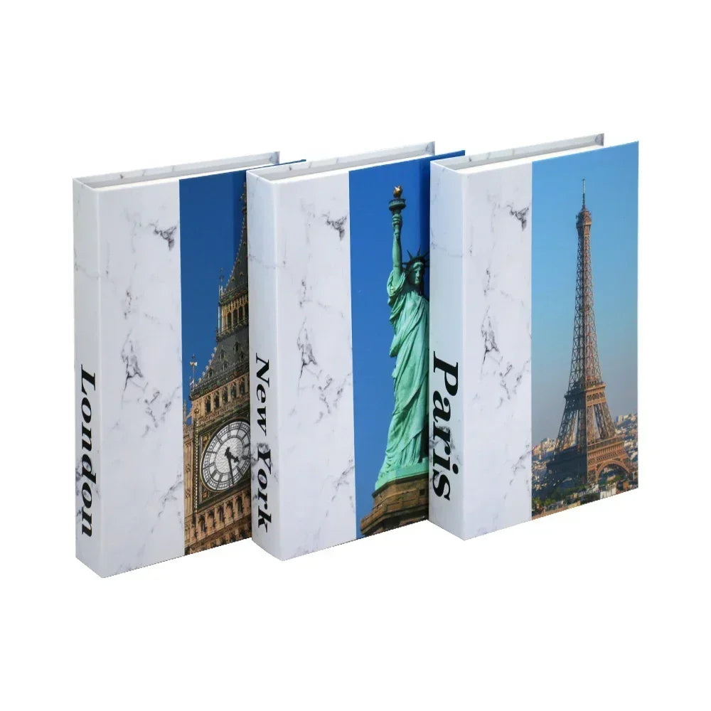 Set of 3 Stylish Decorative Books