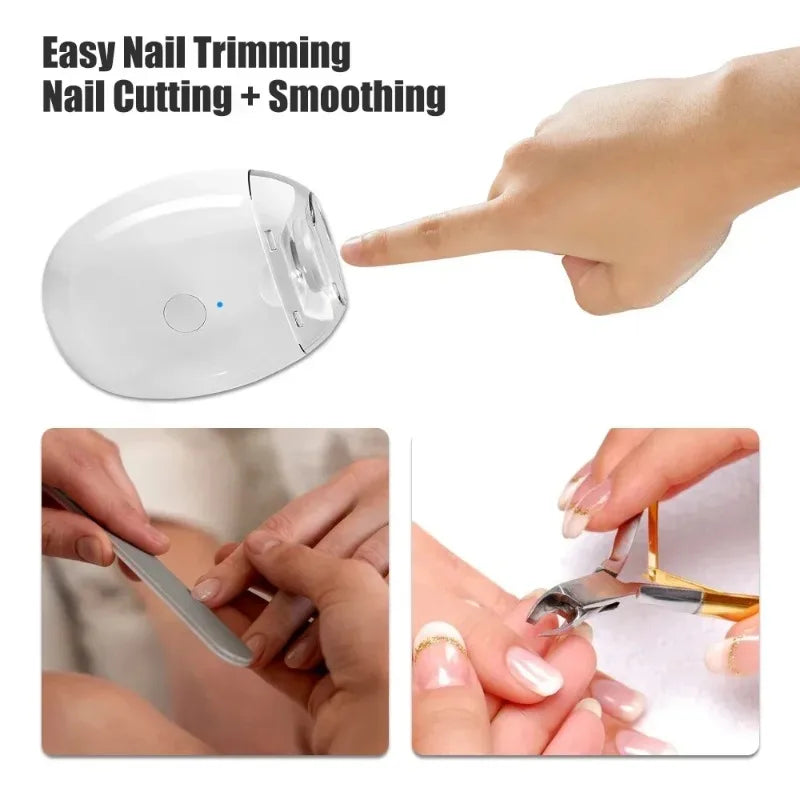 2-in-1 Electric Nail Clipper & Grinder