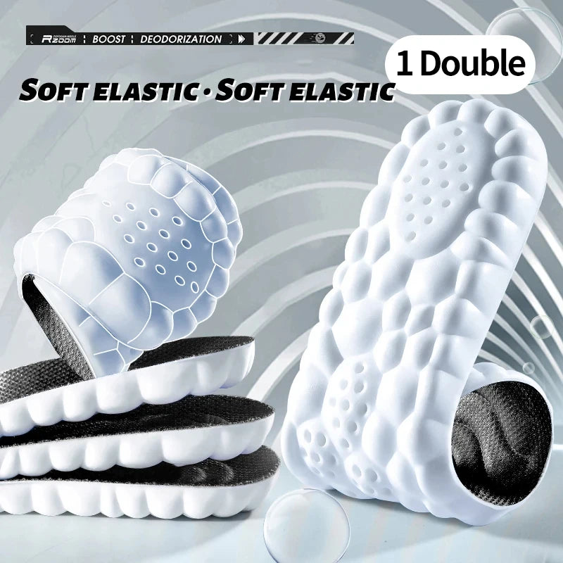 Sports insoles with 4D technology
