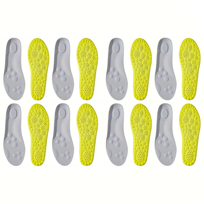 Latex sports insoles