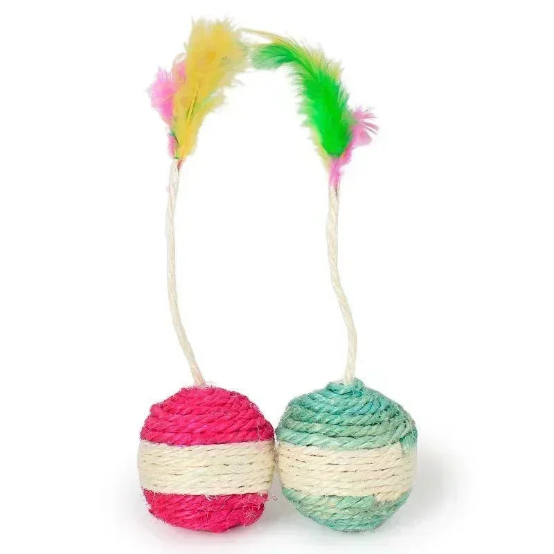Natural Sisal Rope Cat Toy Ball