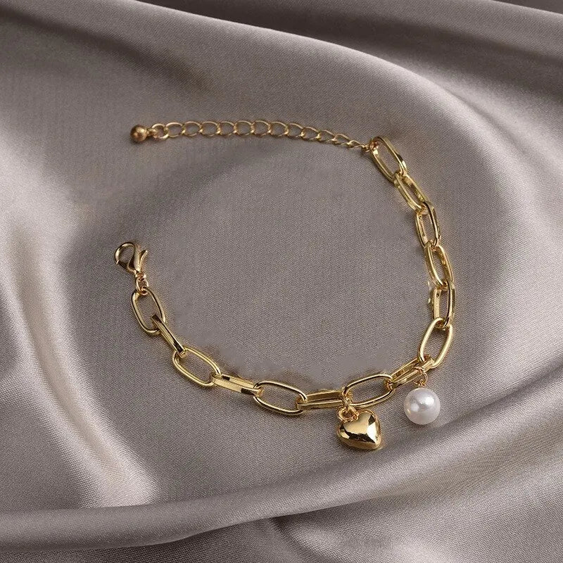 Gold-Plated Chain Bracelet