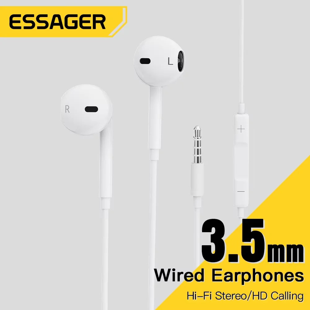 Wired Headphones with Microphone