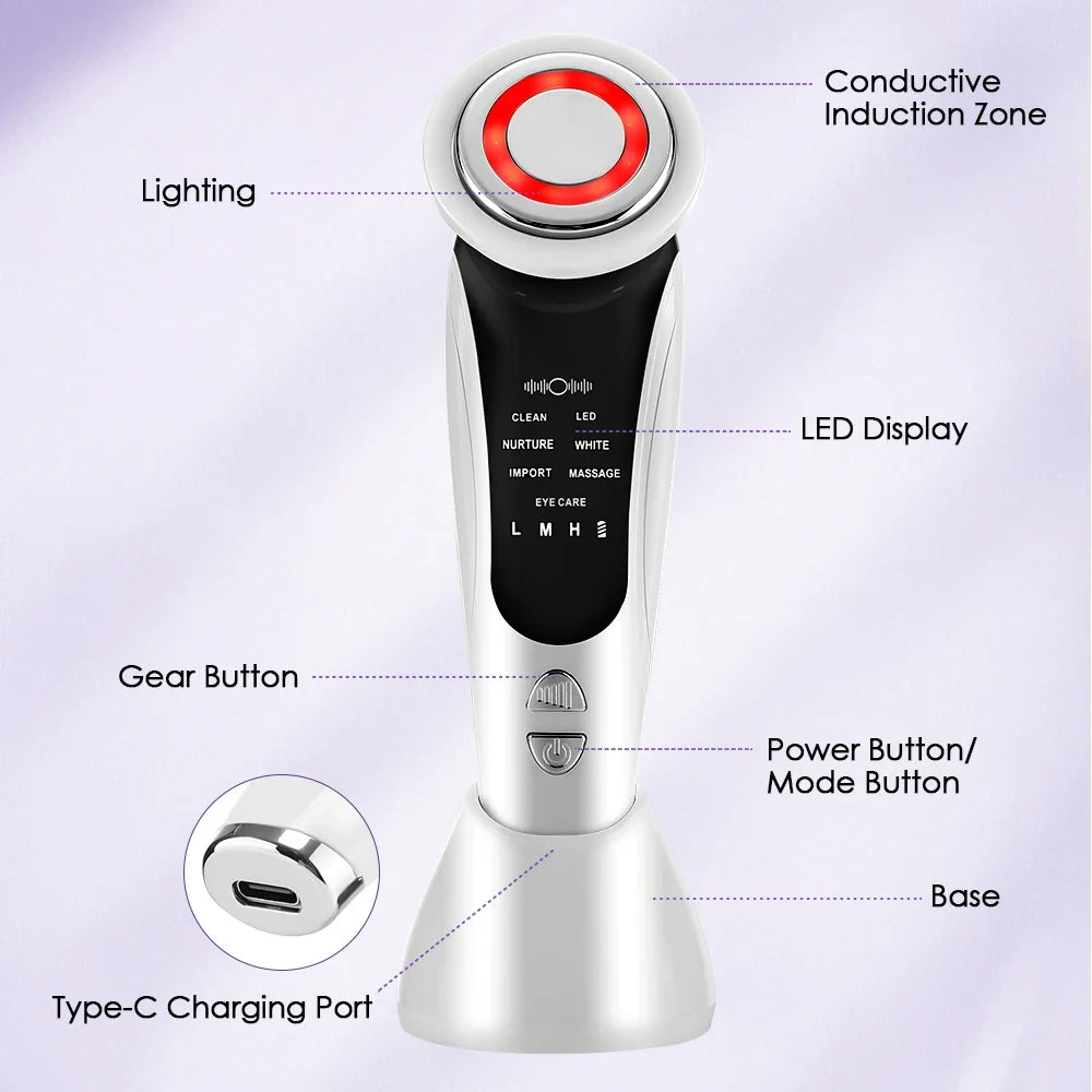 7-in-1 EMS Facial Massager