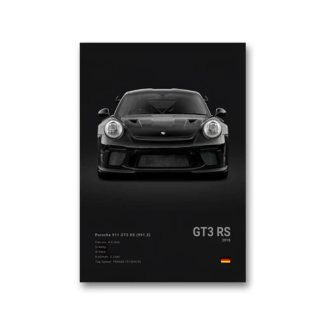 Supercar Canvas Wall Art