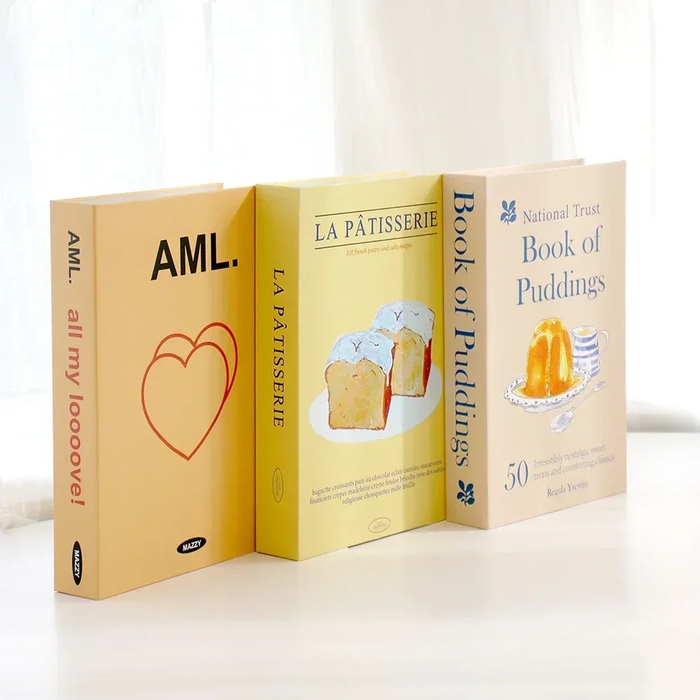 Set of 3 Stylish Decorative Books