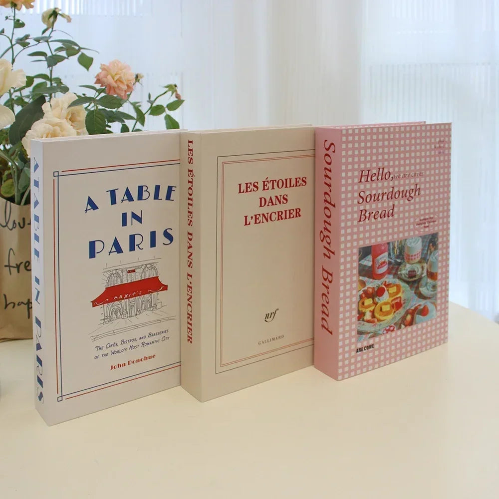 Set of 3 Stylish Decorative Books
