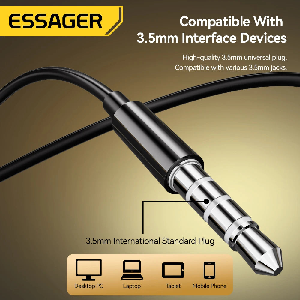 Wired Headphones with Microphone