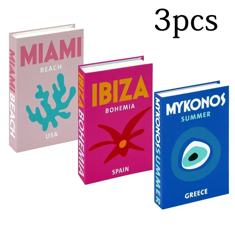 Set of 3 Stylish Decorative Books
