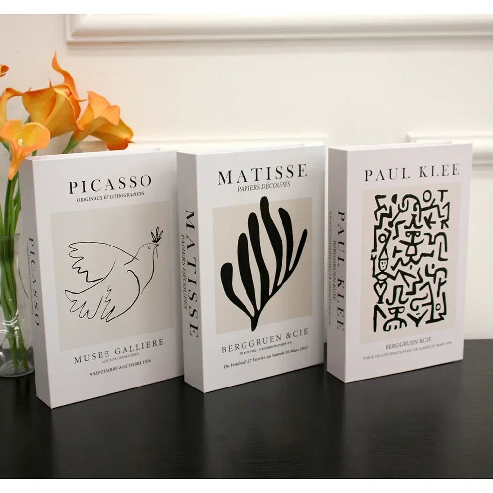 Set of 3 Stylish Decorative Books