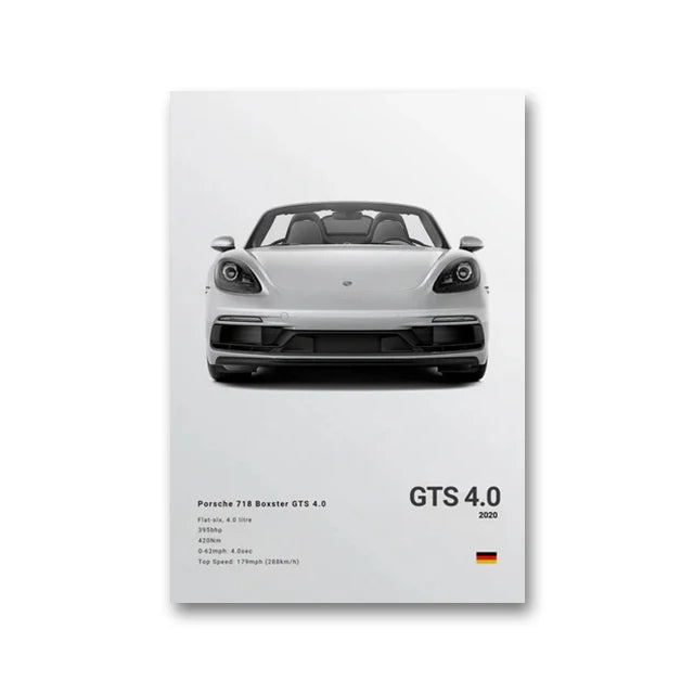 Supercar Canvas Wall Art