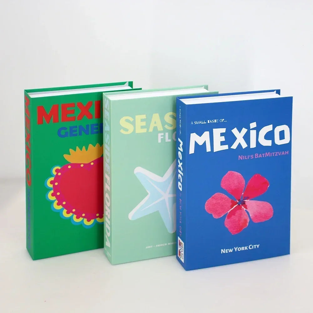 Set of 3 Stylish Decorative Books