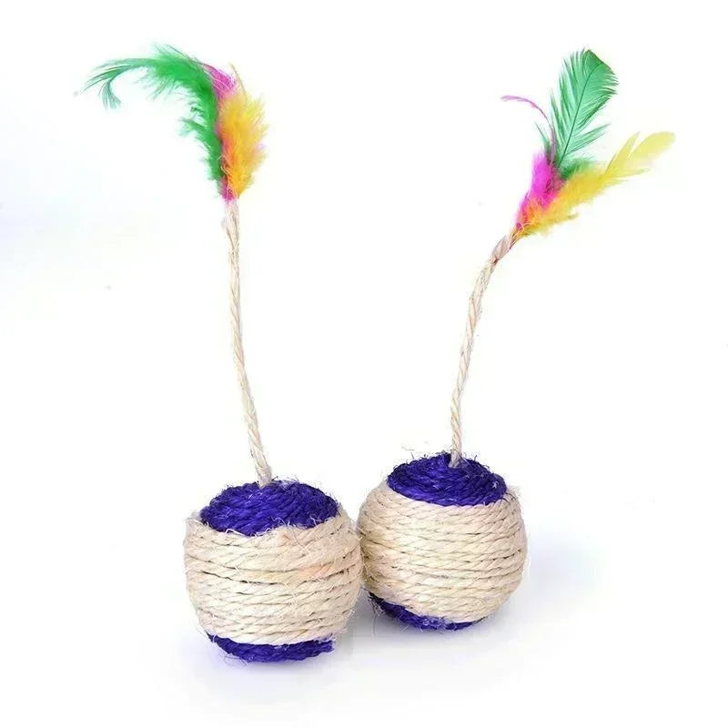 Natural Sisal Rope Cat Toy Ball