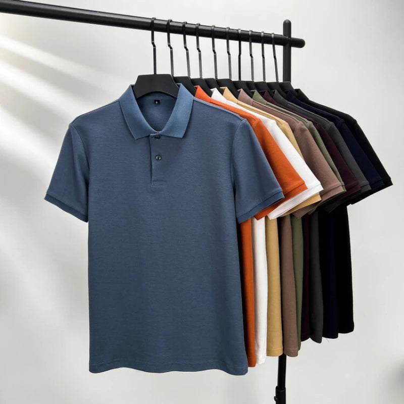 Men’s Summer Cotton Polo Shirt