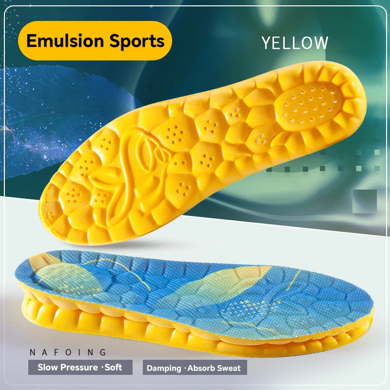 Sports insoles with 4D technology
