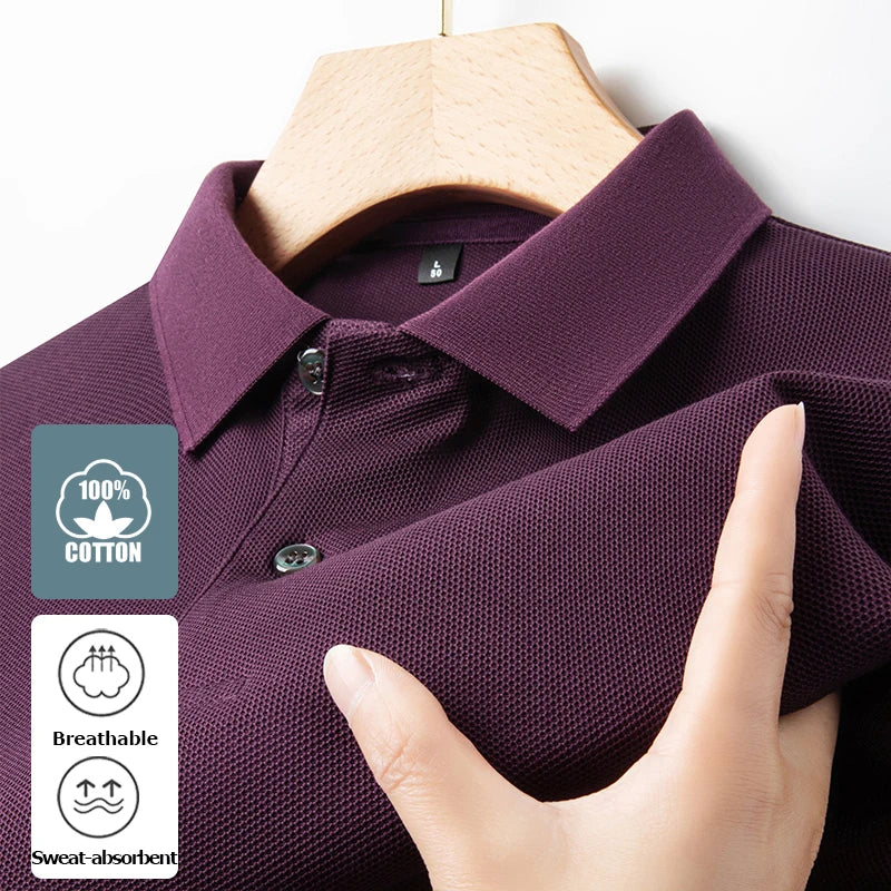 Men’s Summer Cotton Polo Shirt