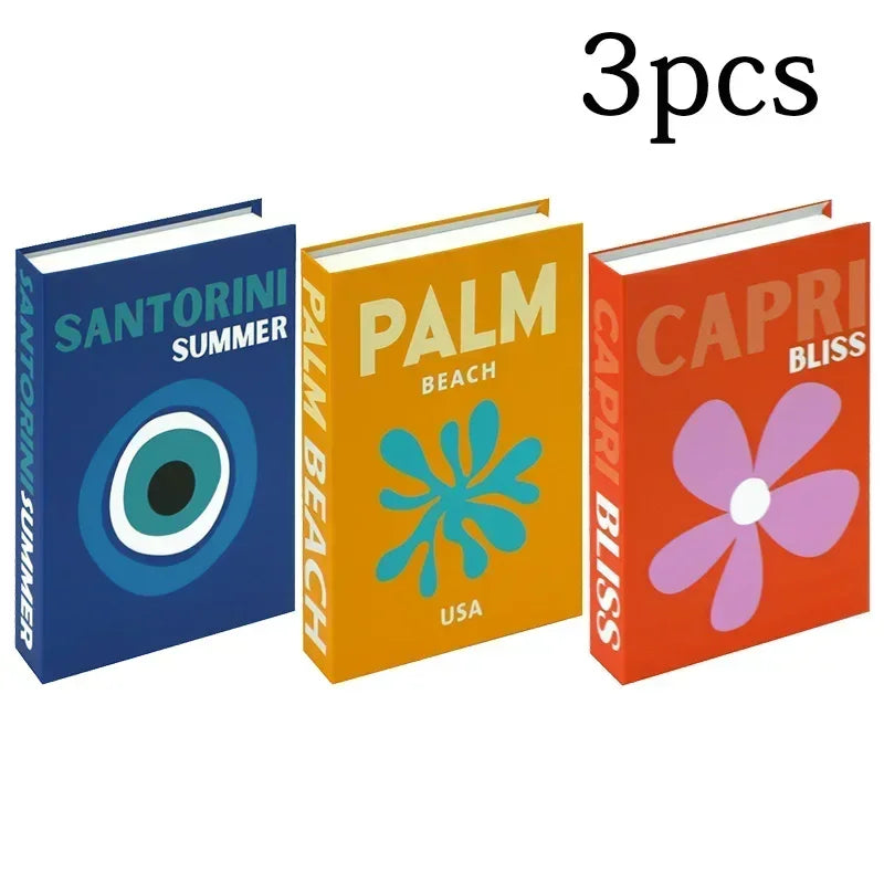 Set of 3 Stylish Decorative Books
