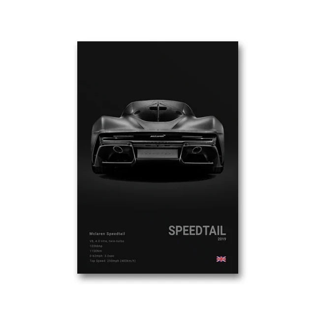 Supercar Canvas Wall Art