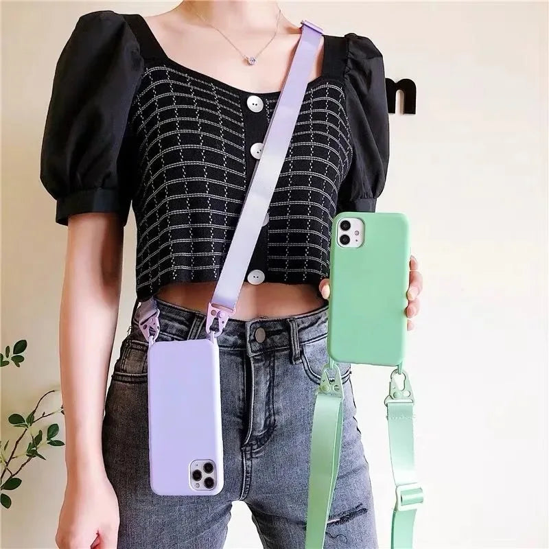 Crossbody Lanyard Phone Case