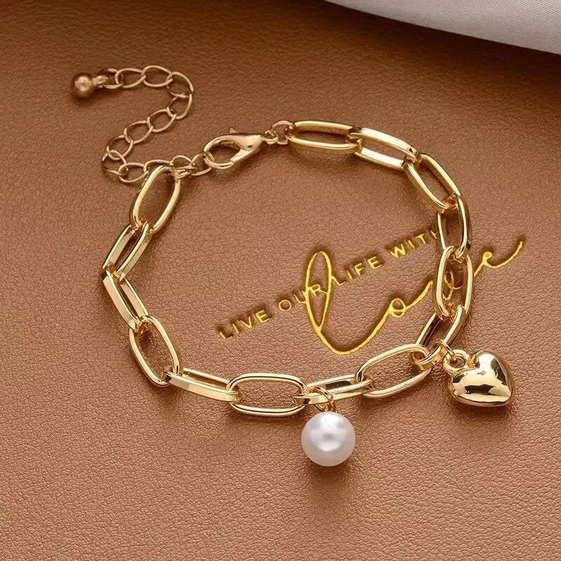 Gold-Plated Chain Bracelet