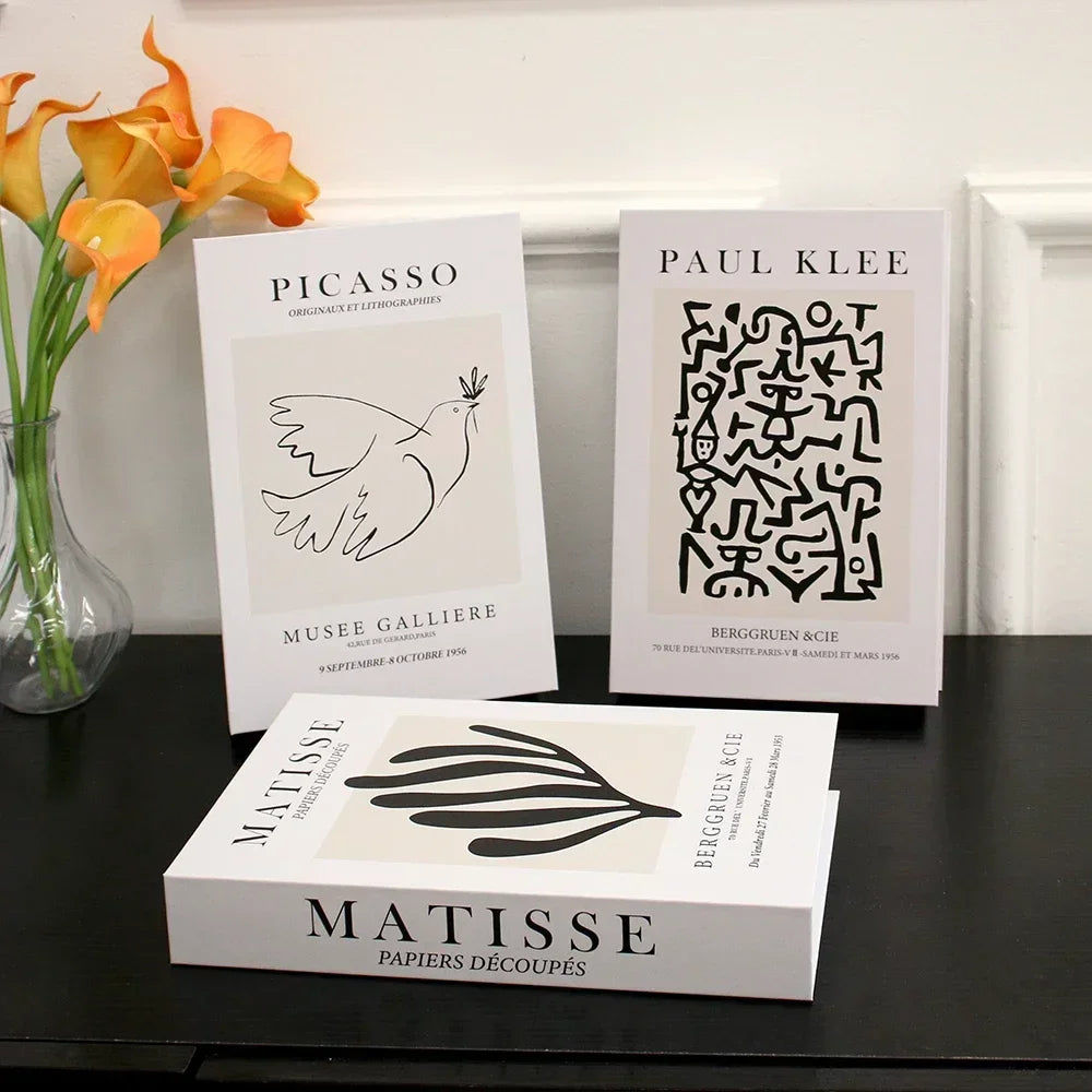 Set of 3 Stylish Decorative Books
