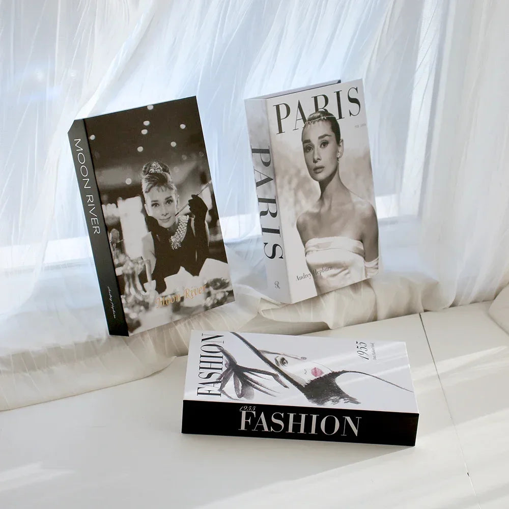 Set of 3 Stylish Decorative Books