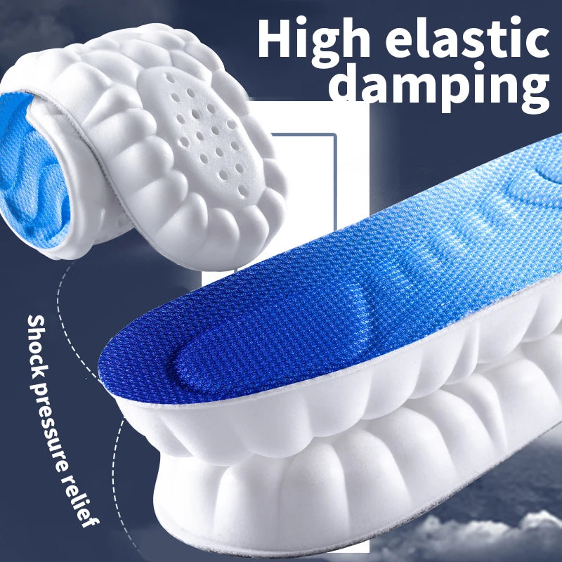 Sports insoles with 4D technology